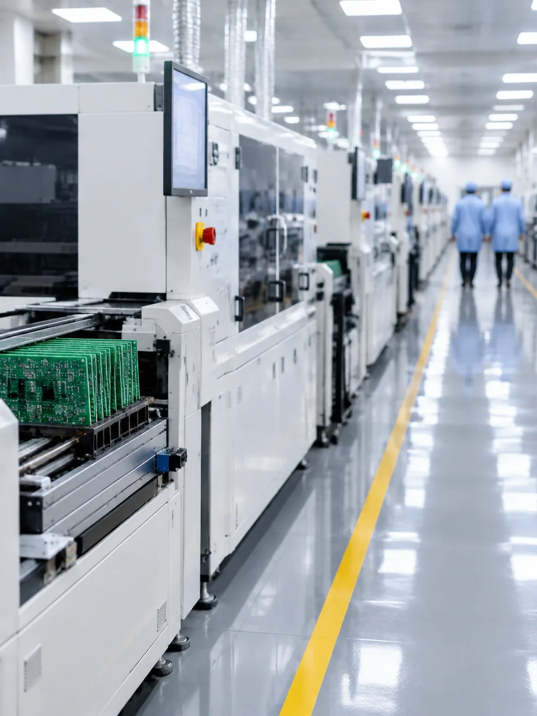 Partner factory PCB fabrication line, not an EZPCBA owned plant